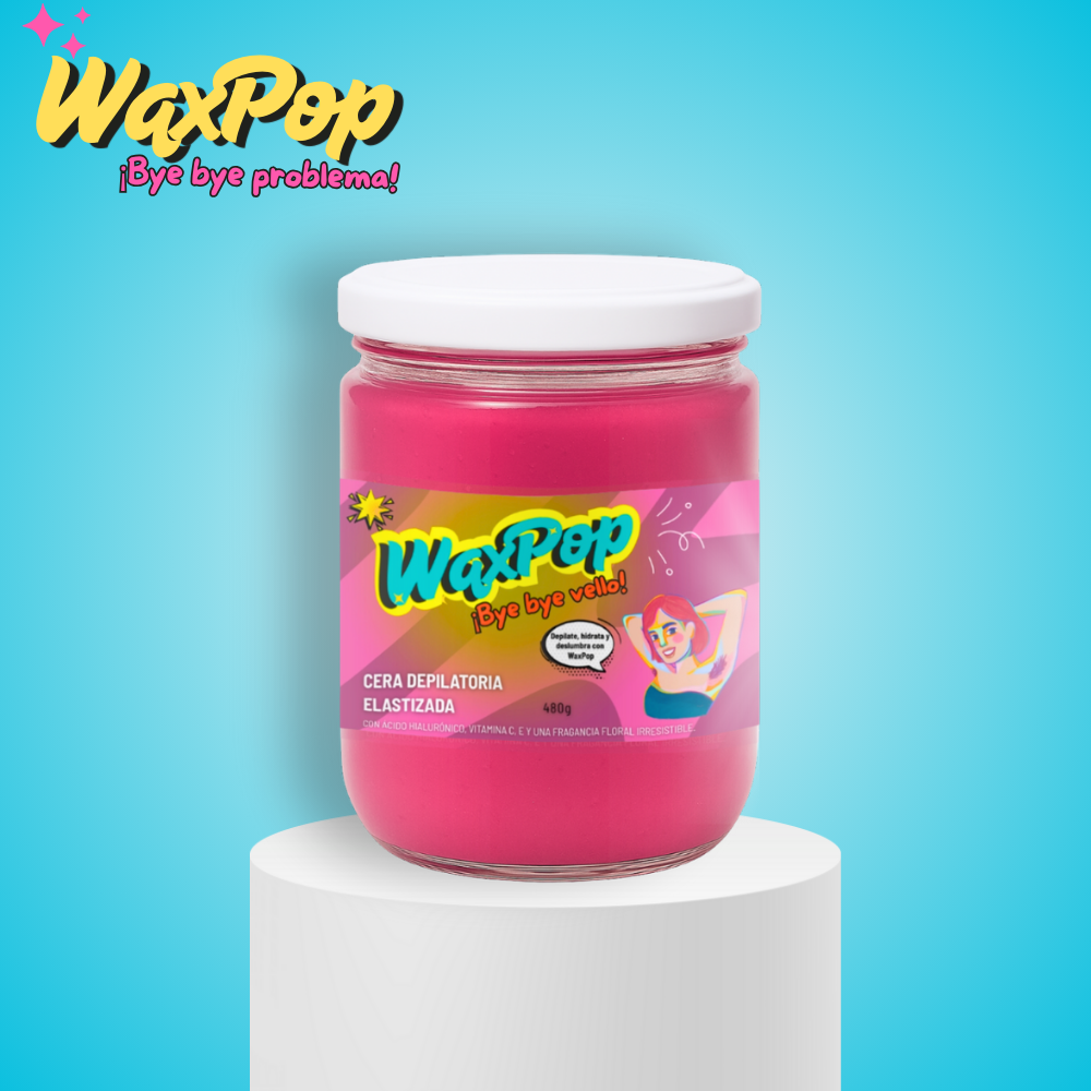WaxPop Bye Bye Vello – Cera Depilatoria de Azúcar 500g