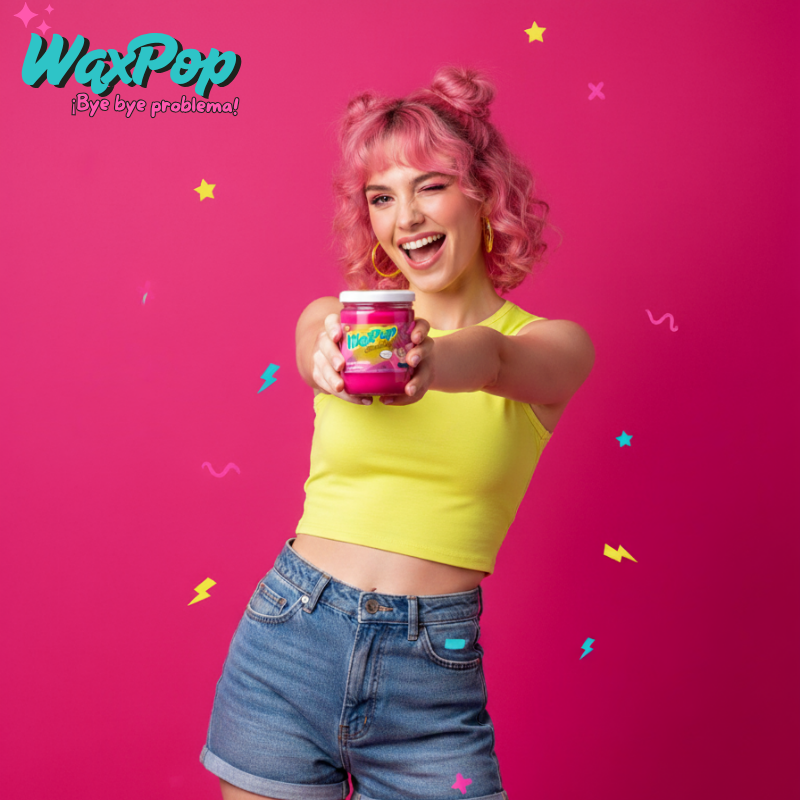 WaxPop Bye Bye Vello – Cera Depilatoria de Azúcar 500g