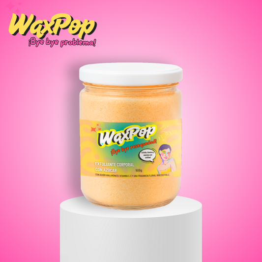 WaxPop Bye Bye Resequedad – Exfoliante Corporal de Azúcar 500g